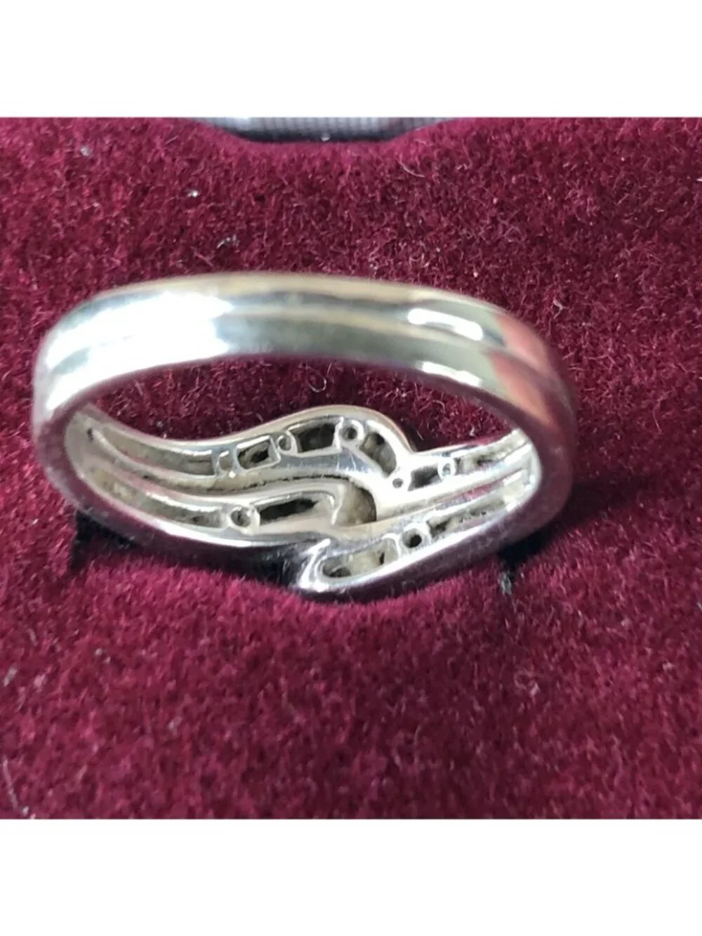 Kay Jewelers Wedding Ring Set 14KWG White Gold Diamond Engagement Romantic
